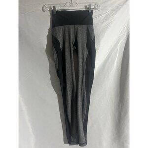 Lululemon Athletica Black Gray Legging Workout Gym Exercise Running Walk Train 2